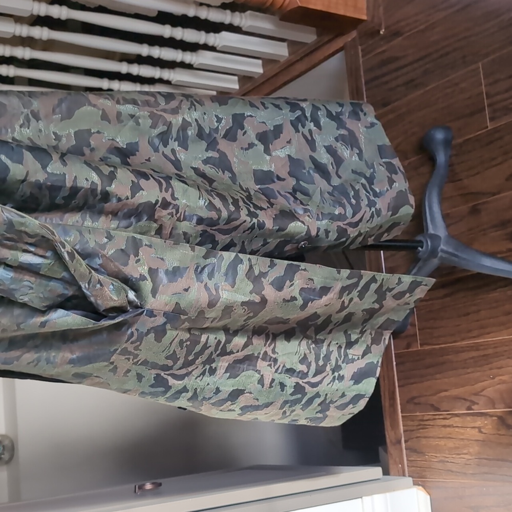 Annette Goertz Long Camo Jacket Made In Germany P2P 23 L 41.5 - Picture 4 of 7